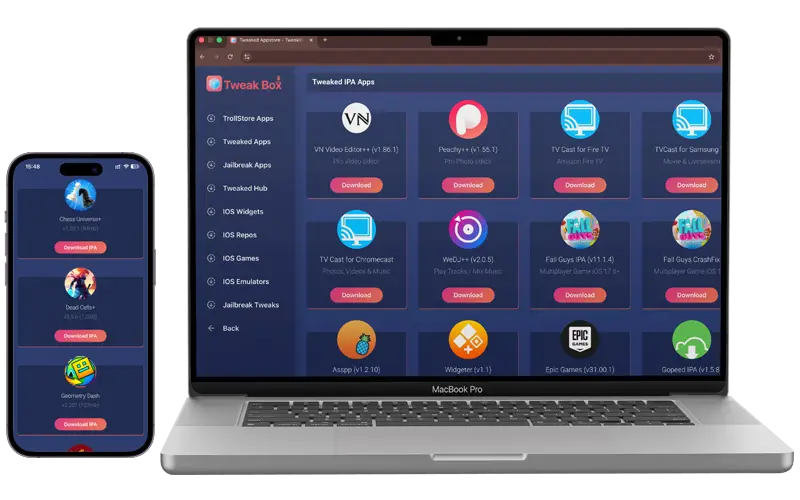TweakBox Apps Downloader preview on iPhone and iPad